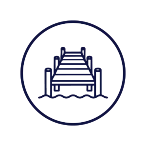 viel Platz am Wasser